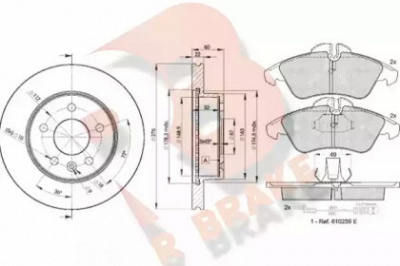 R BRAKE 3r11046380 -